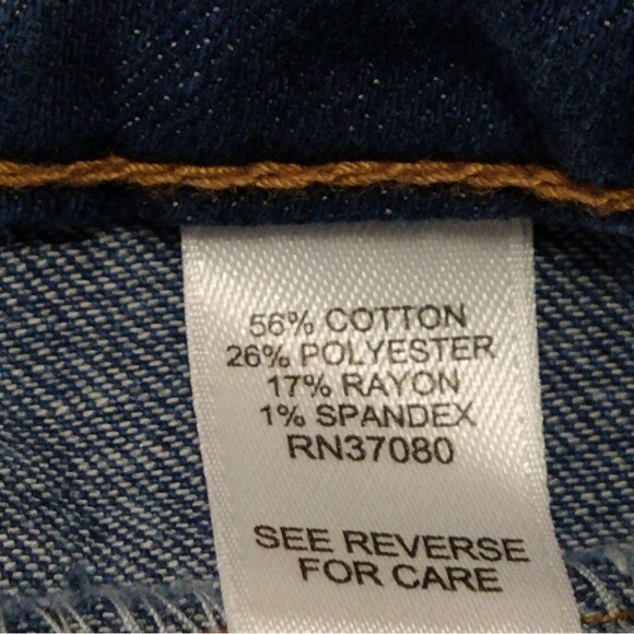 NWT EST. 1946 Blue Denim Jean Classic Paint Splatter Shorts Size 10 - Picture 5 of 6